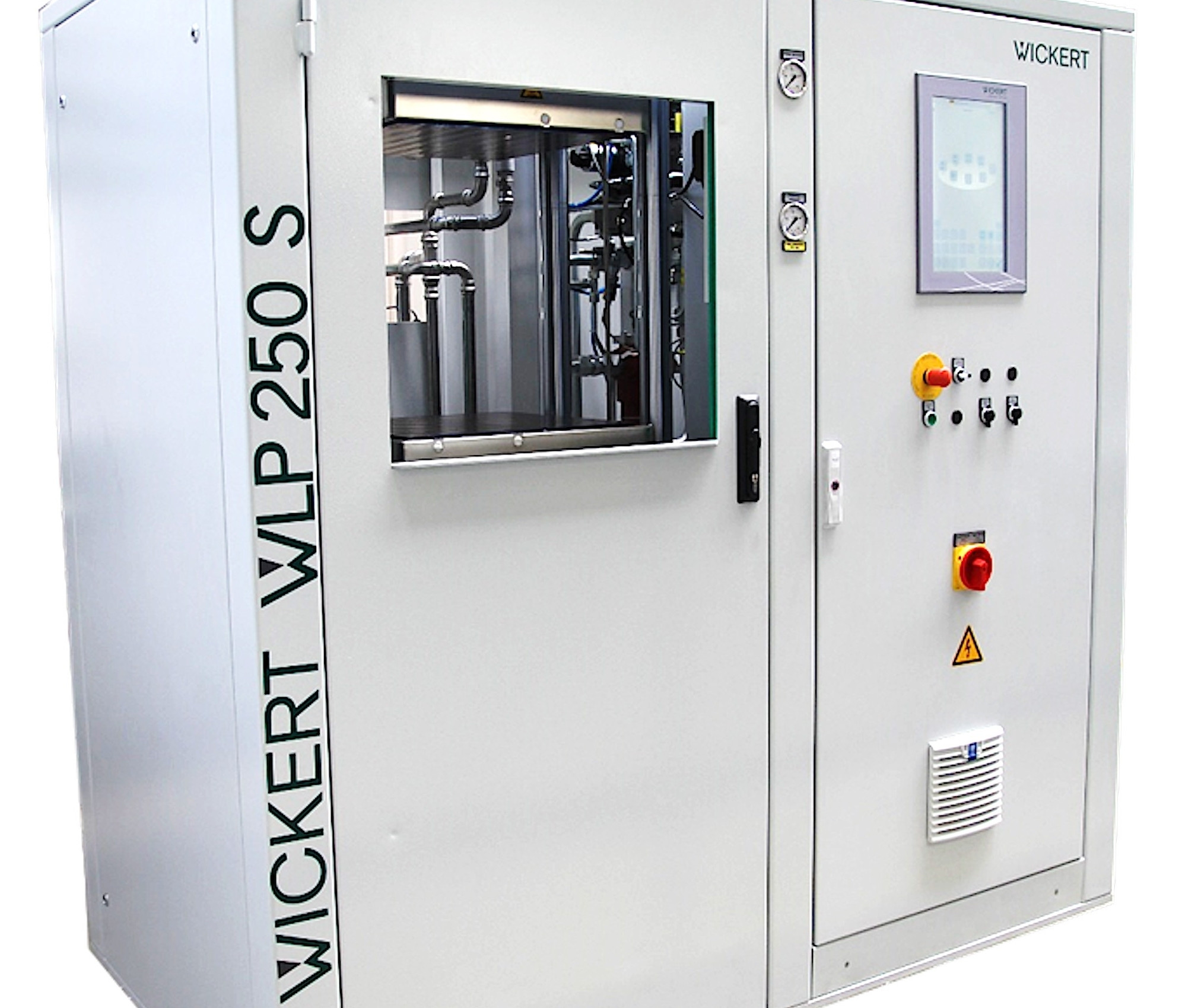 Wie Wickert Maschinenbau erklärt, ist die WLP 250 S ist die derzeit schnellste Heiz-Kühl-Presse der Welt. 