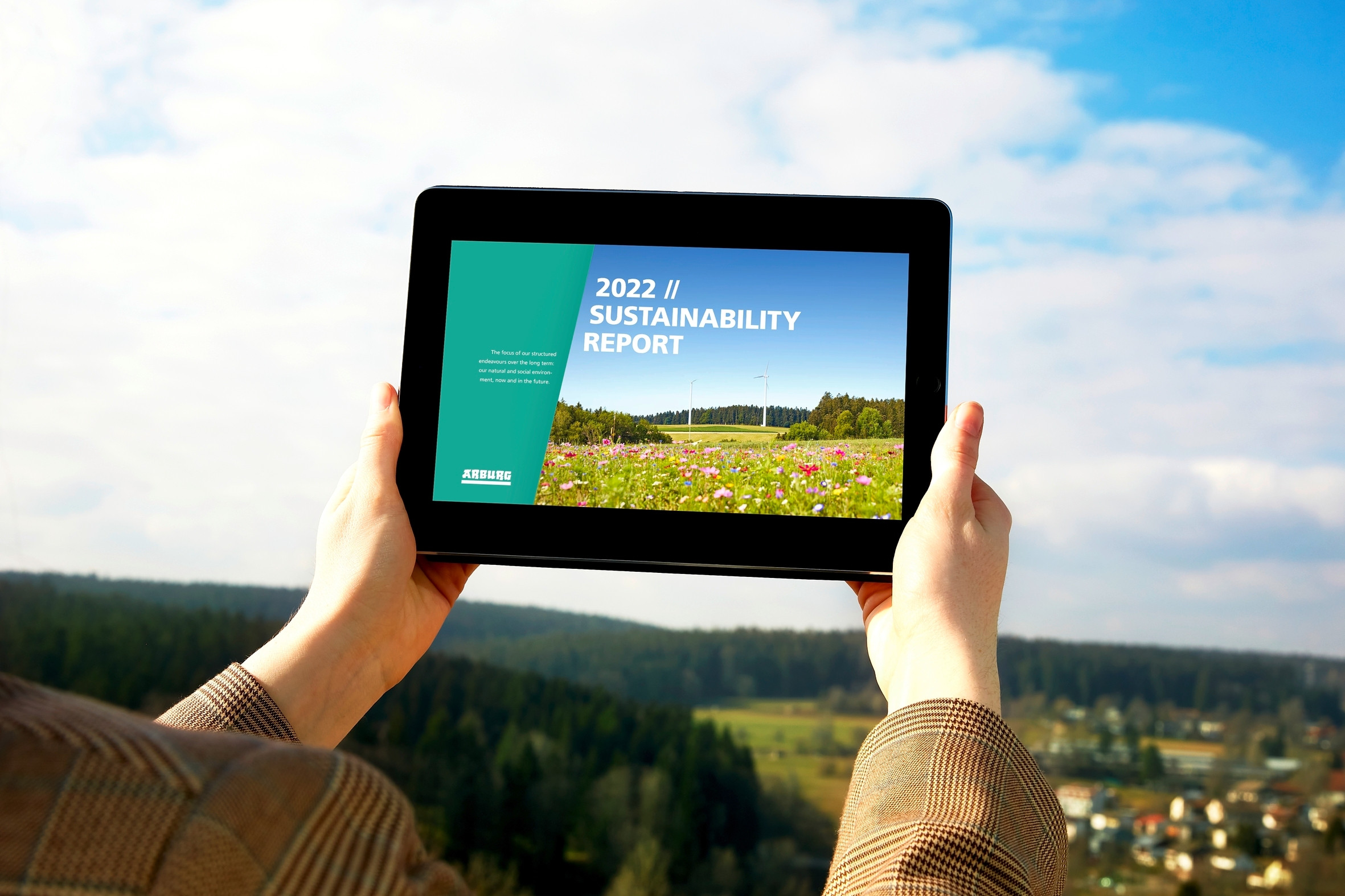 Als interaktives PDF ist der Nachhaltigkeitsbericht 2022 ressourcenschonend online verfügbar.
