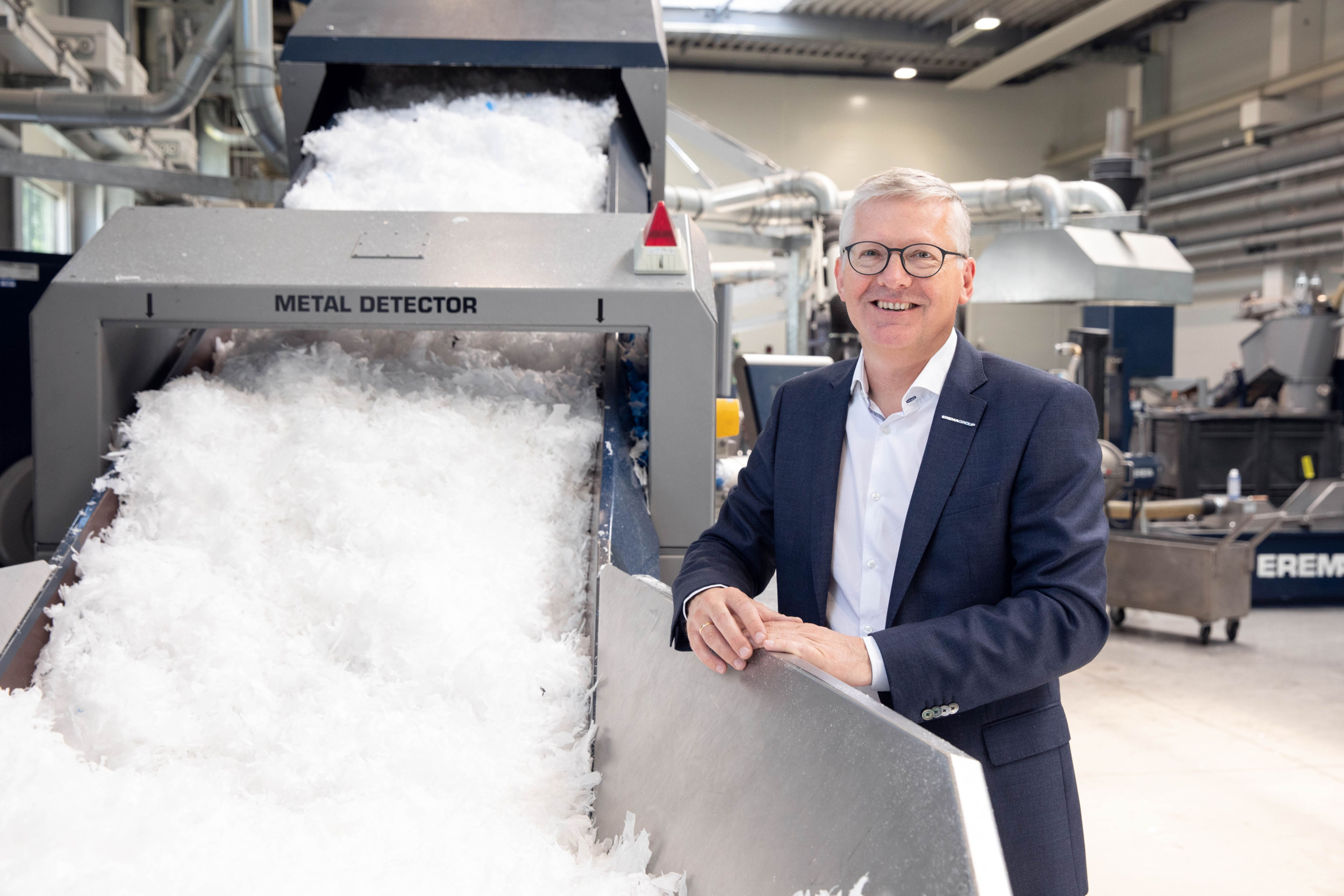 Manfred Hackl, CEO der Erema Group GmbH, freut sich über ein deutliches Umsatzplus dank vieler Innovationen und die im abgelaufenen Geschäftsjahr erfolgte Installation von 1,6 Mio. t zusätzliche Produktionskapazität für Regranulat