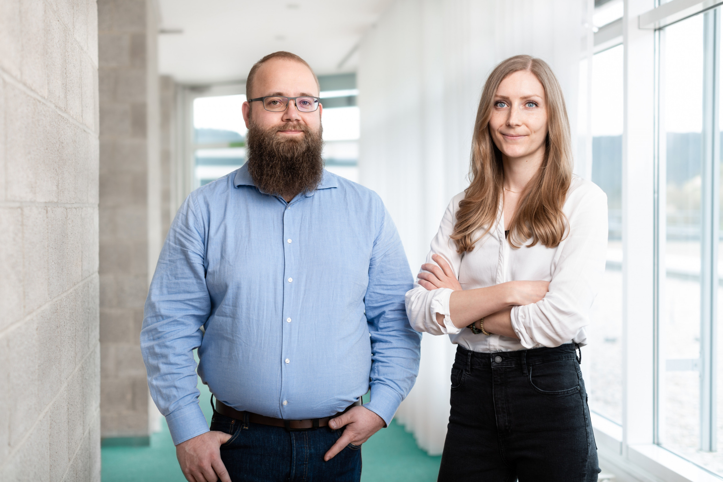 Oliver Eckardt und Viktoria Rothleitner, Geschäftsführung Polytives. Die Diersch & Schröder investiert hat in weitere Anteile von Polytives.